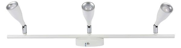 V-TAC háromfejű 13.5W beltéri fehér fali LED lámpa, meleg fehér, 90 Lm/W - SKU 218270