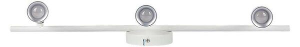 V-TAC háromfejű 13.5W beltéri fehér fali LED lámpa, meleg fehér, 90 Lm/W - SKU 218270