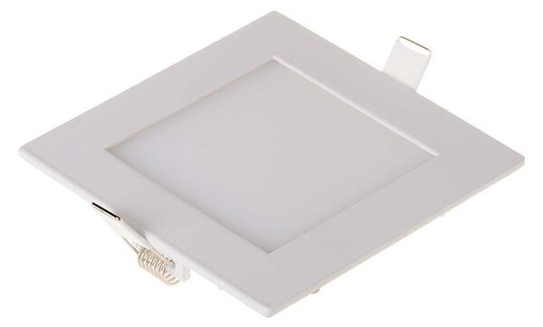 V-TAC süllyeszthető szögletes fémházas LED panel 6W hideg fehér - SKU 214865