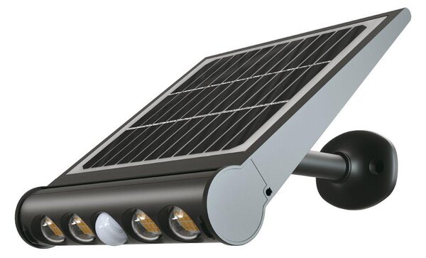 V-TAC 8in1 napelemes 8W LED lámpa, mozgásérzékelővel, meleg fehér - SKU 6844