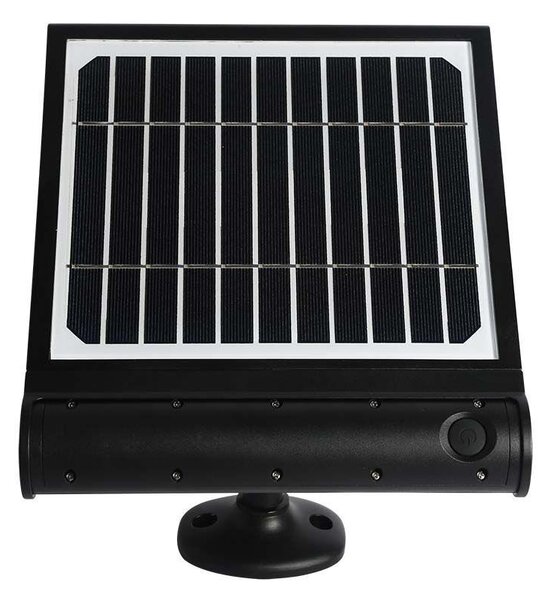 V-TAC 8in1 napelemes 8W LED lámpa, mozgásérzékelővel, meleg fehér - SKU 6844
