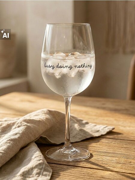 Sinsay - Pohár felirattal - clear