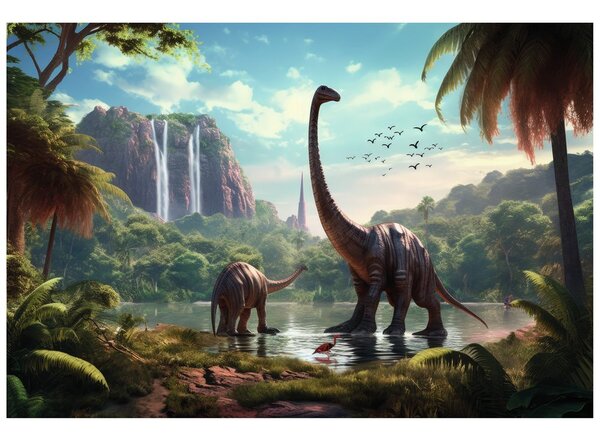 Tapéta a dinoszauruszok felfedezetlen földje