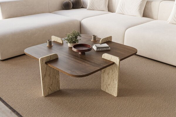 Poalla - Walnut, Travertine