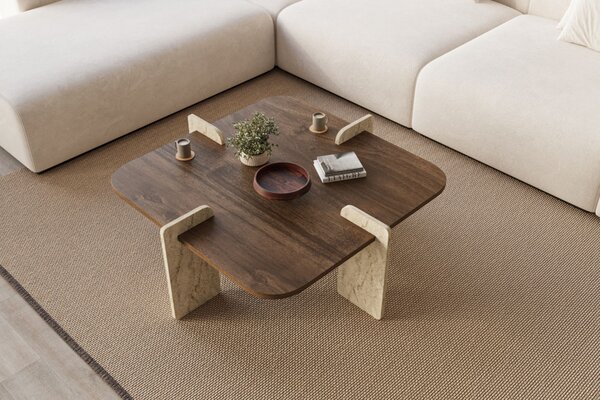 Poalla - Walnut, Travertine