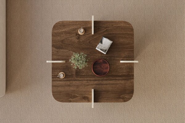 Poalla - Walnut, Travertine