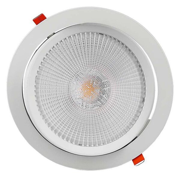 V-TAC süllyeszthető LED SMD mélysugárzó lámpa 20W meleg fehér, 90 Lm/W - SKU 21842