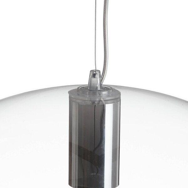 Kartell FL/Y - LED függő lámpa, átlátszó, dimmelhető, Tiszta / átlátszó, Nappali / Étkező, Műanyag, Dizájn
