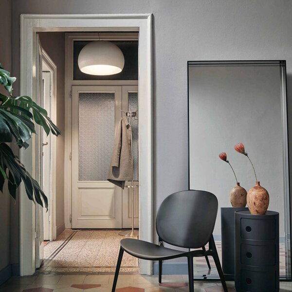 Kartell FL/Y – LED függő lámpa, fényes fehér, dimmelhető, Fehér / opál, Nappali / Étkező, Műanyag, Dizájn