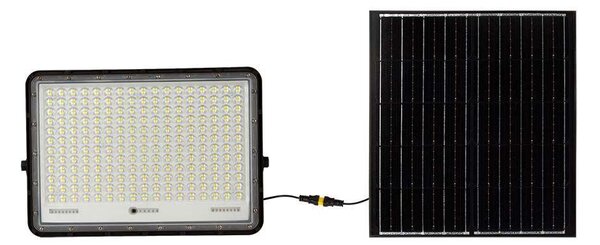 V-TAC 20000mAh napelemes LED reflektor 30W hideg fehér, 2600 Lumen, fekete házzal - SKU 7829
