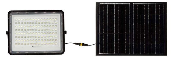 V-TAC 16000mAh napelemes LED reflektor 20W hideg fehér, 1800 Lumen, fekete házzal - SKU 7827