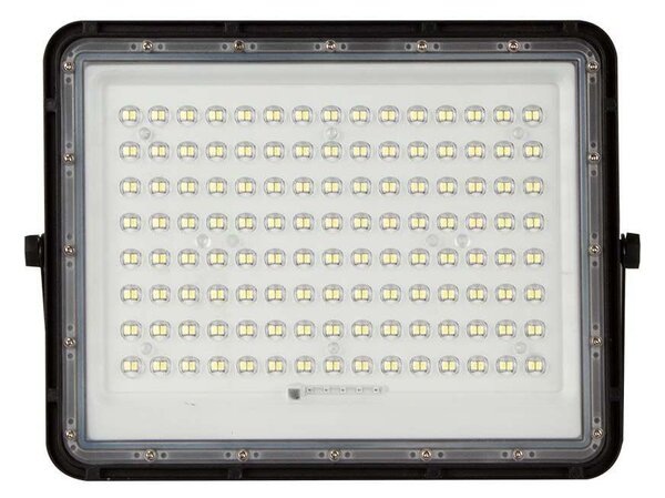 V-TAC 16000mAh napelemes LED reflektor 20W hideg fehér, 1800 Lumen, fekete házzal - SKU 7827