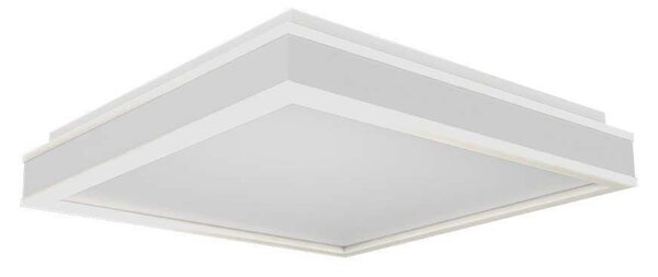 V-TAC mennyezeti szögletes 38W lámpa,40x40cm fehér dísszel, természetes fehér, 105 Lm/W - SKU 6915