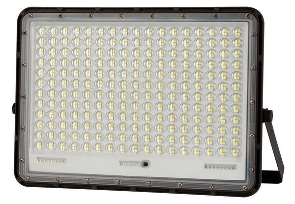 V-TAC 20000mAh napelemes LED reflektor 30W hideg fehér, 2600 Lumen, fekete házzal - SKU 7829