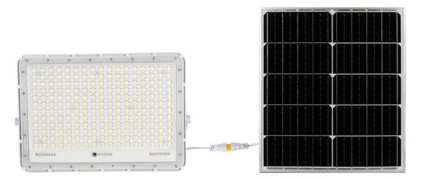 V-TAC 20000mAh napelemes LED reflektor 30W hideg fehér, 2600 Lumen, fehér házzal - SKU 7847