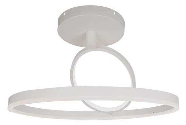 V-TAC 37W Designer csillár, két körrel, fehér ház, meleg fehér, 105 Lm/W - SKU 14984