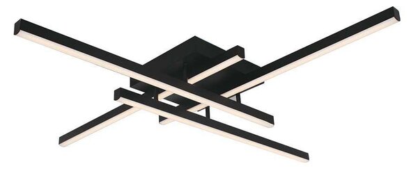 V-TAC dimmelhető mennyezeti designer 38W lámpa, fekete, természetes fehér, 105 Lm/W - SKU 14995