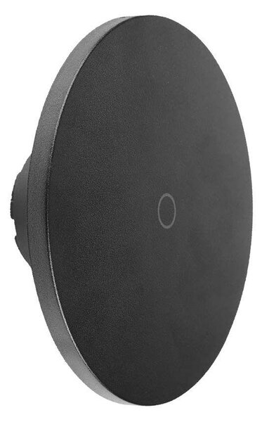 V-TAC indirekt világítású 12W kültéri, kerek fekete LED lámpa. változtatható CCT-vel - SKU 7853