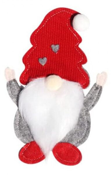 Evőeszköztartó SANTA GNOME piros, 1 db