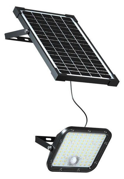 V-TAC napelemes reflektor mozgásérzékelővel, 4800 Lumen, hideg fehér - SKU 10311
