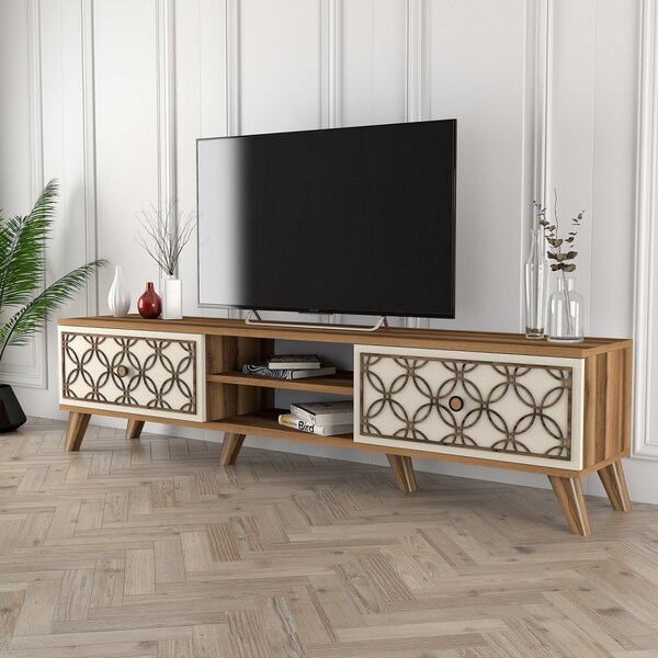 Class TV-állvány, dió-krém, 180 cm – TR845HCT3010