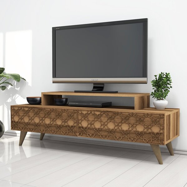 City TV-állvány, dió, 140 cm – TR845HCT3018