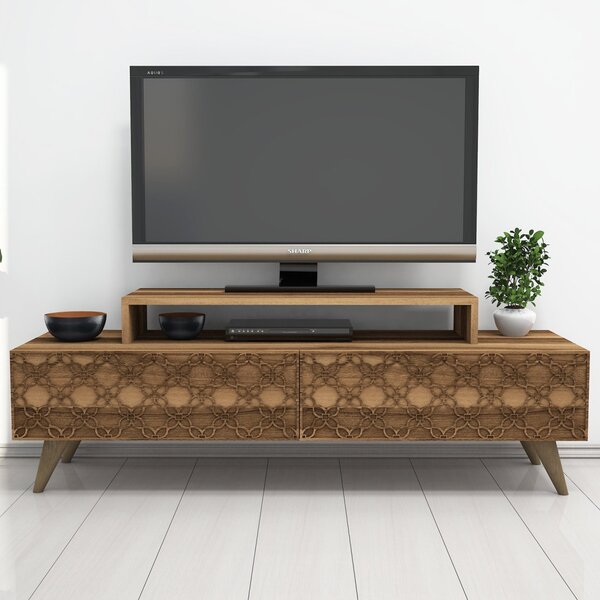 City TV-állvány, dió, 140 cm – TR845HCT3018