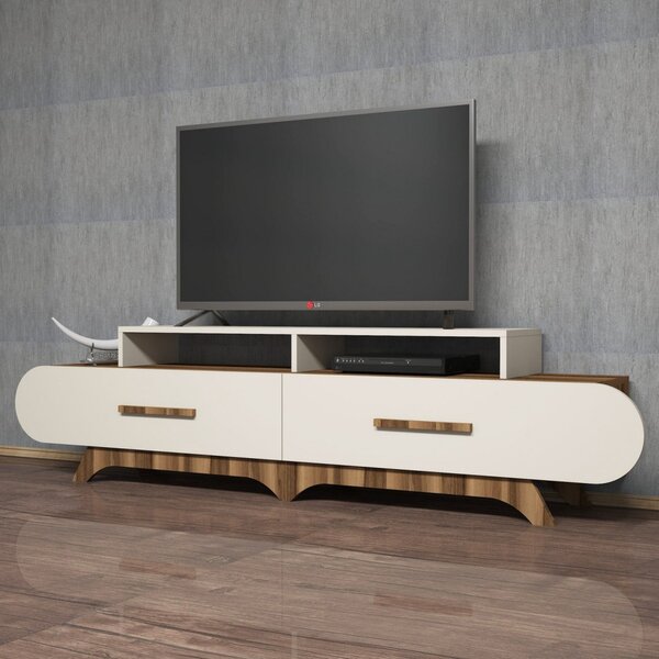 Flora TV-állvány, dió-krém, 205 cm – TR845HCT3031