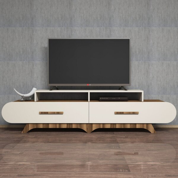 Flora TV-állvány, dió-krém, 205 cm – TR845HCT3031
