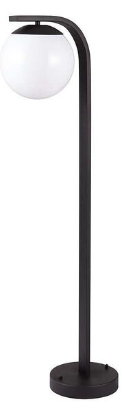 V-TAC kültéri állólámpa, gömb búrával, 105cm magas, fekete, E27 foglalattal - SKU 10421