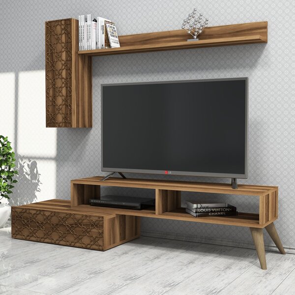 Planet TV-állvány, dió, 150 cm – TR845HCT3045