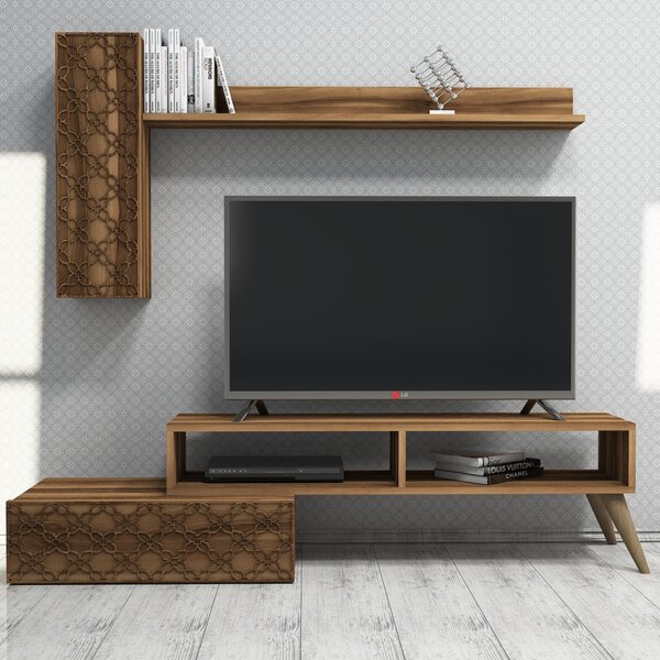 Planet TV-állvány, dió, 150 cm – TR845HCT3045