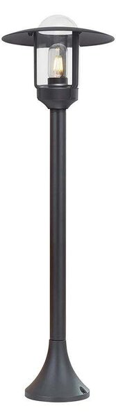 V-TAC kültéri állólámpa, üveg búrával, 98cm magas, fekete, E27 foglalattal - SKU 10423