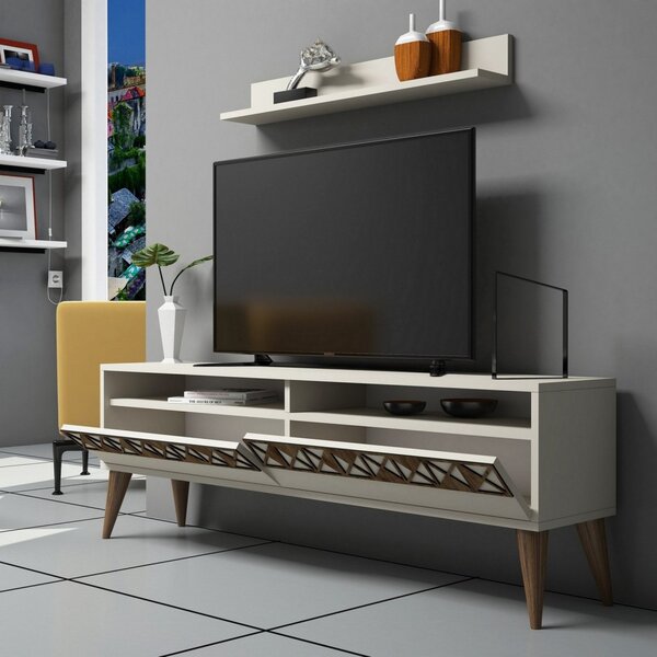 TV-állvány, krém, 150 cm