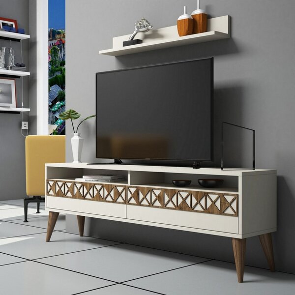 TV-állvány, krém, 150 cm