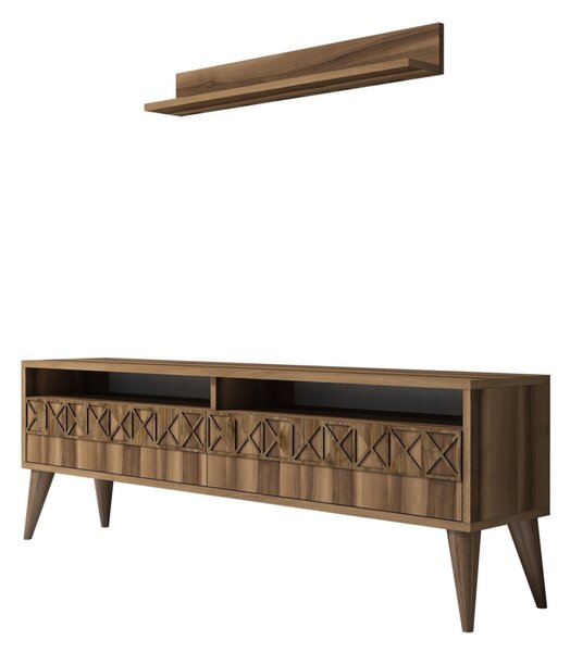 TV-állvány, dió, 150 cm – TR845HCT3081