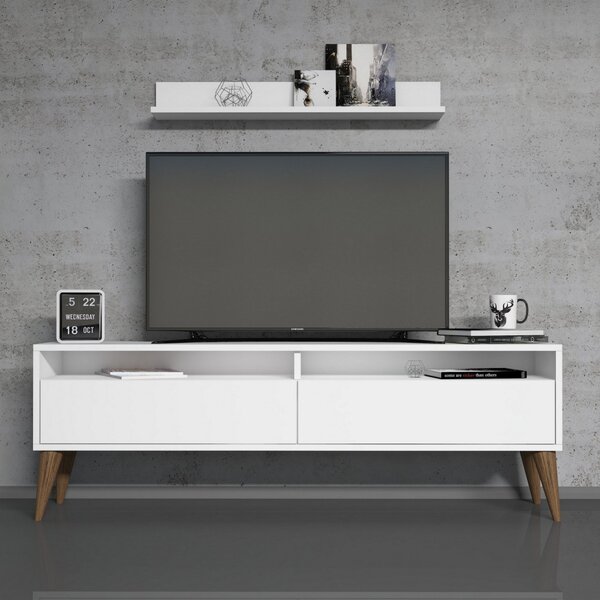 Best TV-állvány, fehér, 150 cm – TR845HCT3086
