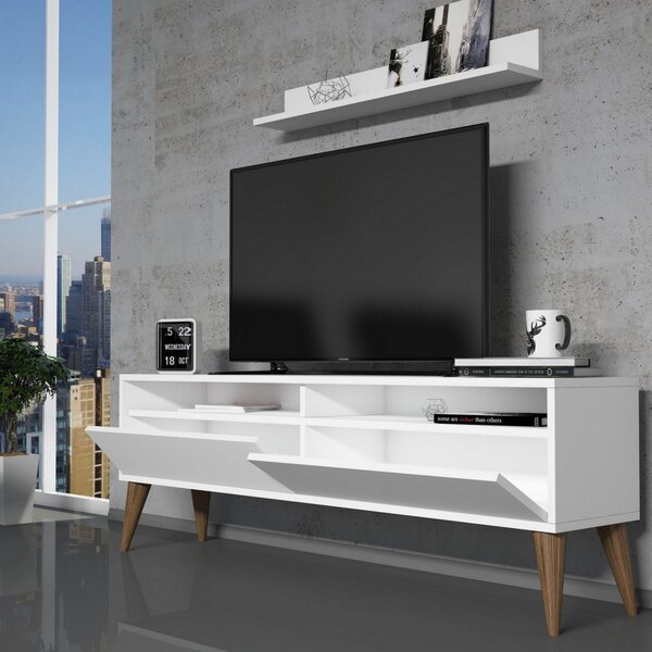 Best TV-állvány, fehér, 150 cm – TR845HCT3086