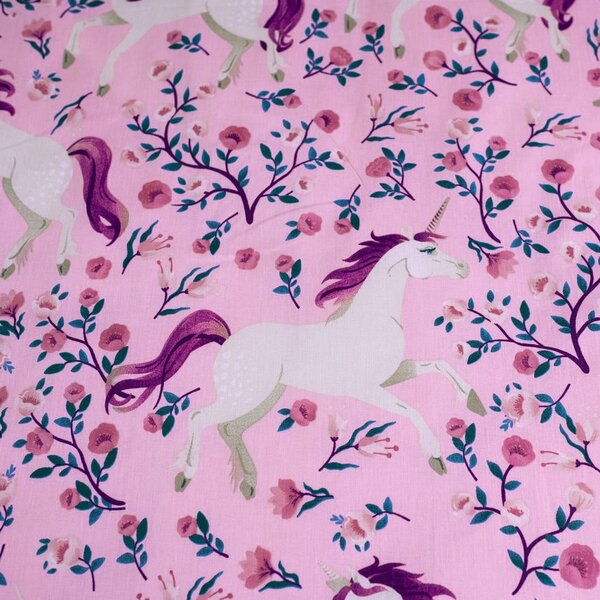 Jerry Fabrics Ágynemű egyszarvú mintával - Egyszarvú | 140 x 200 cm / 70 x 90 cm