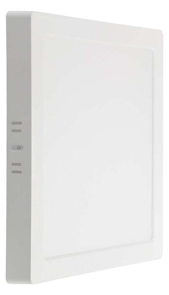 V-TAC felületre szerelhető, műanyag IP20, négyzet LED panel 18W, meleg fehér - SKU 10498