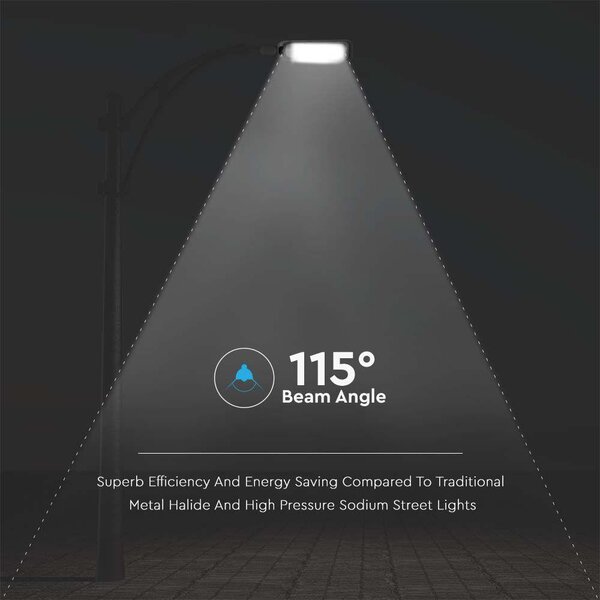V-TAC utcai LED lámpa, térvilágító ledes lámpatest 30W hideg fehér - SKU 7887