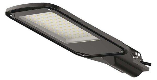 V-TAC utcai LED térvilágító, 100W, hideg fehér, fekete házas - SKU 10211