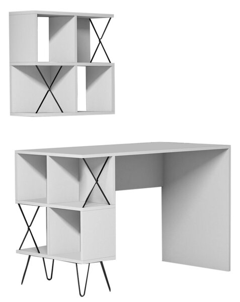 Extra íróasztal, fehér, 120 cm – TR845HCT3823