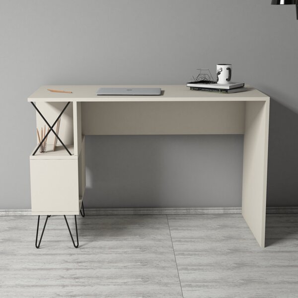 Extra íróasztal, krém, 120 cm – TR845HCT3820