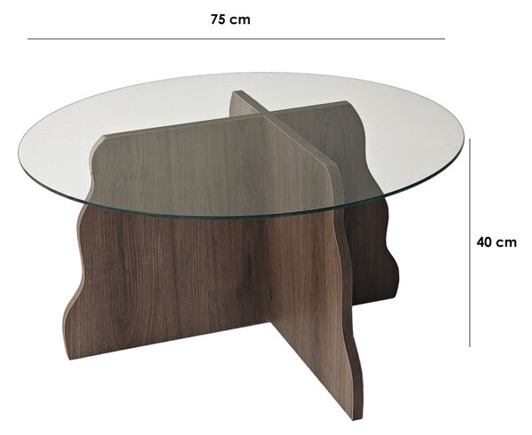 Butterfly - Walnut, Transparent