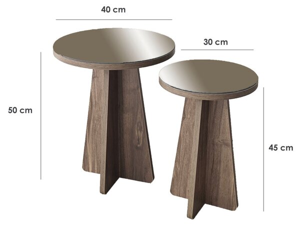 Luna - Bronze, Walnut
