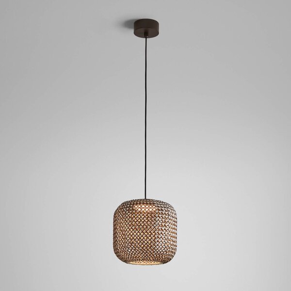 Bover Nans S/31 LED kültéri függőlámpa, barna, dimmelhető, Barna / rozsda, Műanyag, Dizájn