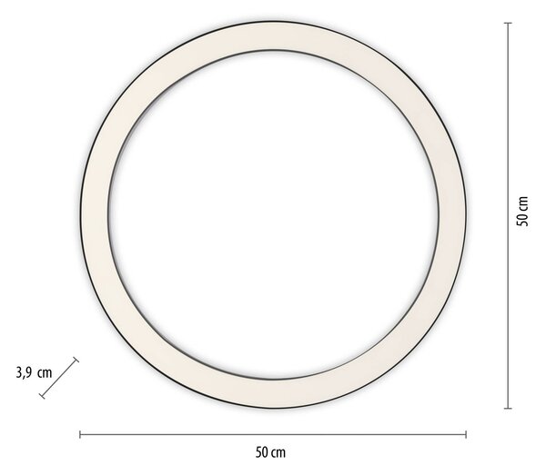PURE LED mennyezeti lámpa Lines, Ø 50 cm, antracit, CCT, távirányító, dimmelhető, Fekete, Nappali / Étkező, Alumínium, Modern