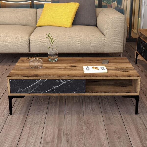 Istanbul - Walnut, Black Marble