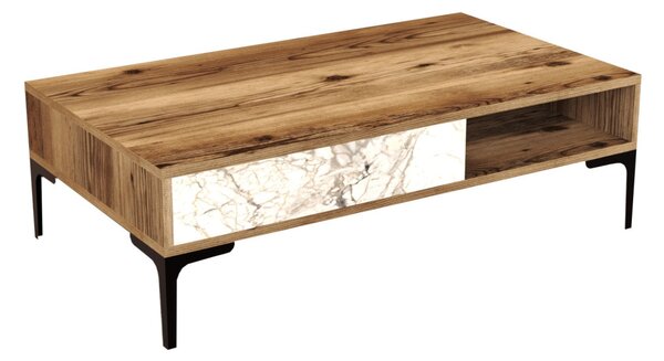 Istanbul - Walnut, White Marble